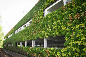 Grüner Rekord: Parkhaus hat die grösste Pflanzenwand Europas
