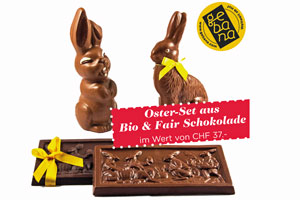 Gewinnen Sie ein Osterset aus Bio- und Fair Trade-Schokolade!