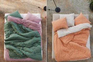Wir verlosen ein weiches Hanf-Bettwäsche-Set von lavie