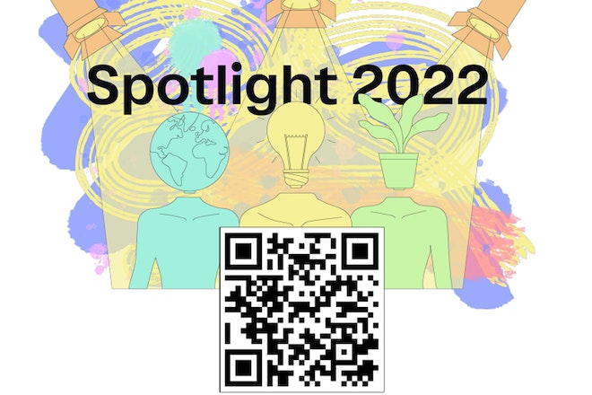 QR Code von Spotlight zur Abstimmung