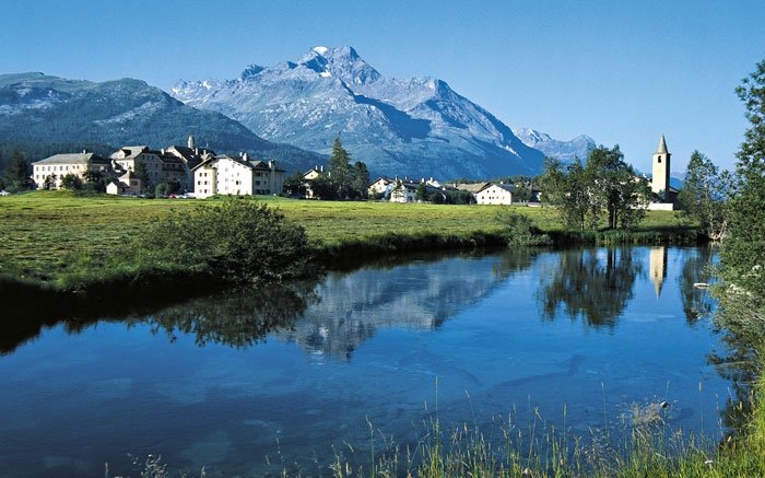 Der Inn fliesst durch die Schweiz, Österreich & Deutschland