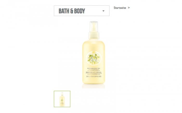 Bodylotion im Test: The Body Shop Moringa Mody Lotion enthält allergisierende Stoffe