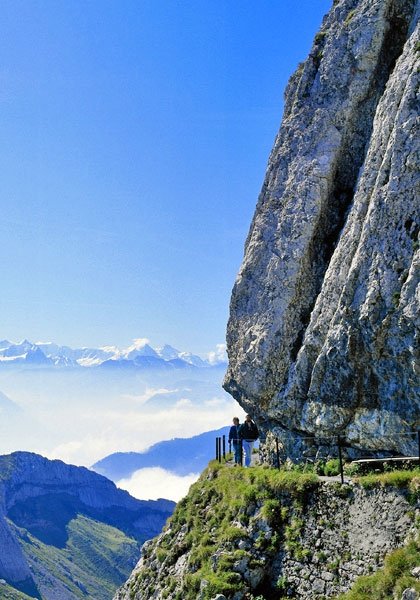 Klettern in der Schweiz: Das Tomlishorn in der Zentralschweiz