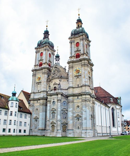 Eines der Schweizer Welterbe ist der Stiftsbezirk St. Gallen