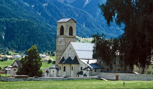 Das Kloster in Müstair gehört dank der UNESCO auf die Welterbeliste