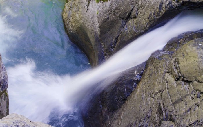 Die grössten unterirdischen Wasserfälle Europas: Die Trümmelbachfälle