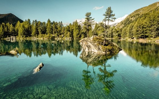 Ein See wie aus einem Märchen: Der Bündner Lago die Saoseo
