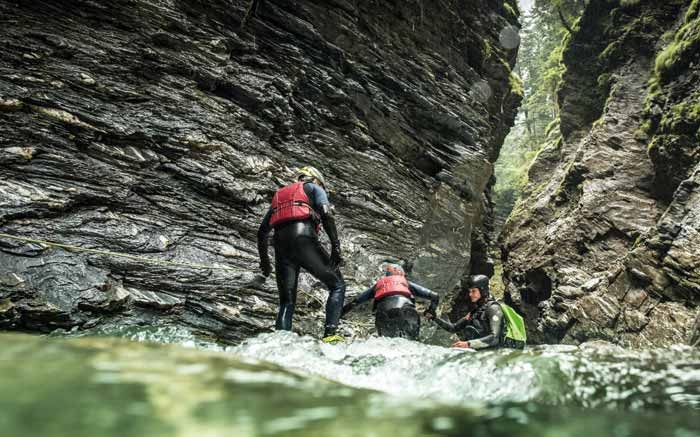 Kleines Abenteuer: Canyoning in der Viamala Schlucht