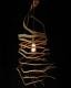 Holzmöbel: Eine fertig gewachsene Lampe