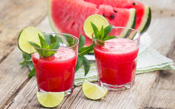 Süss und erfrischend: Frucht-Smoothie aus Melone