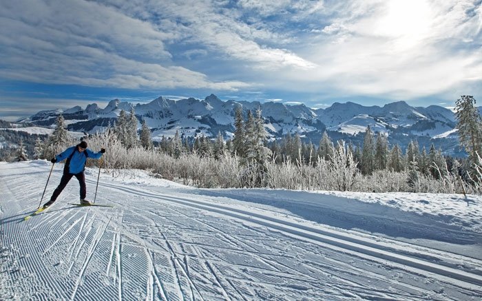 Den einzigartigen Naturpark Gantrisch auf Skiern durchqueren