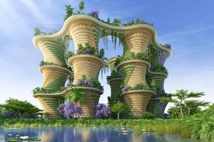 Hyperions: Die grüne selbstverorger Stadt der Zukunft