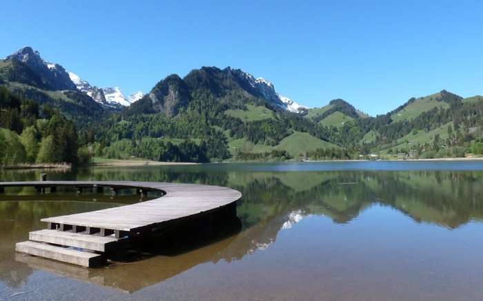 Relaxen im heilenden Wasser: Der Schwarzsee