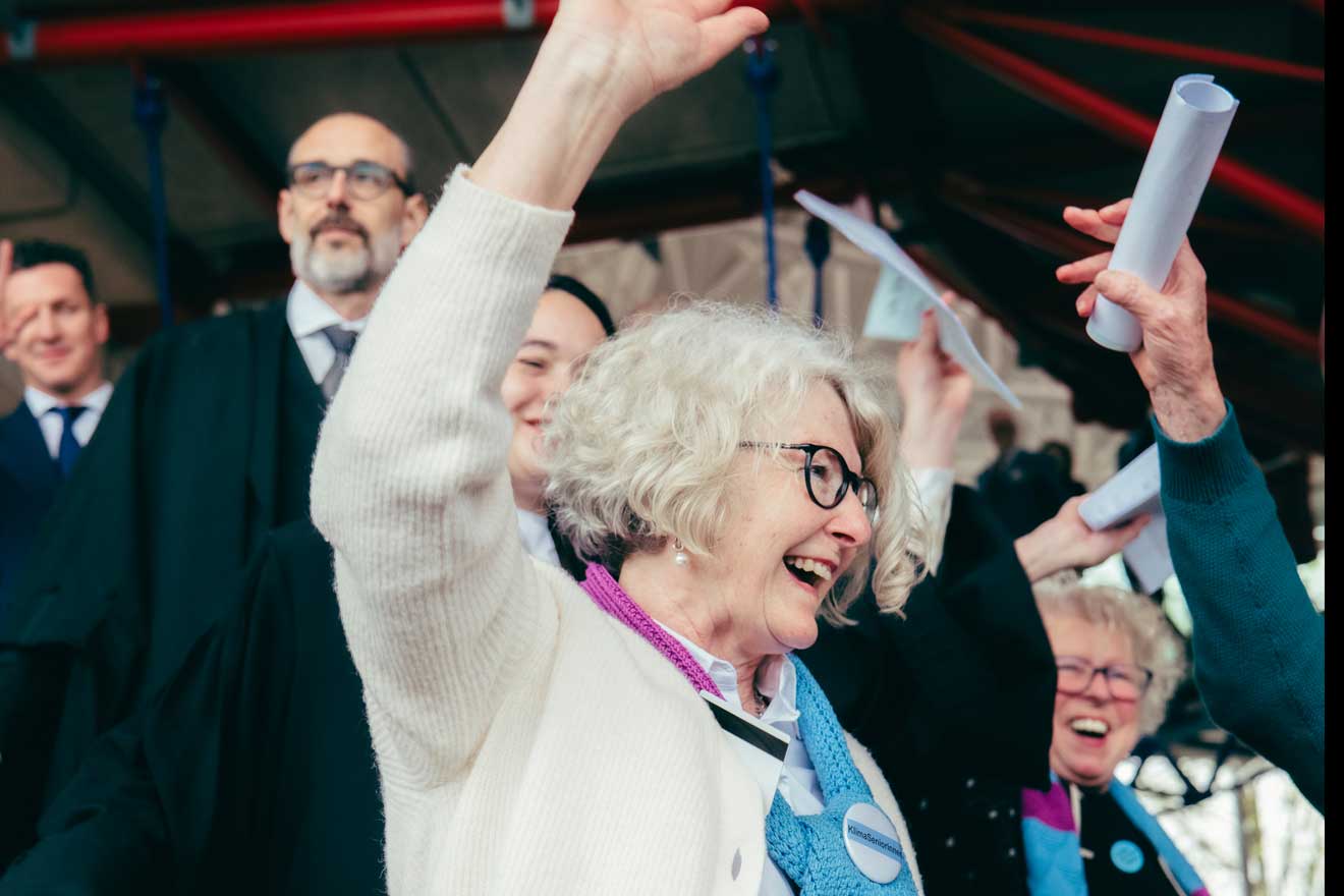 Schweizer Seniorinnen für Klimaschutz urteilen beim EGMR