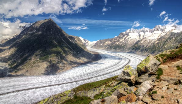 Entdecke die 12 schönsten Orte der Schweiz: Aletschgletscher