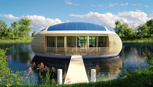 Hausboot von Eco Flo Life: Nachhaltig wohnen im besonderen Ökohaus