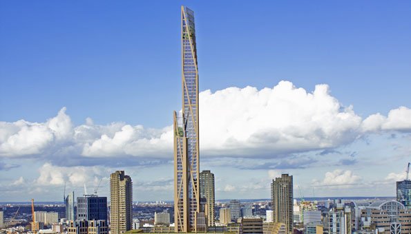80 Stockwerke aus Holz: London bekommt riesigen Öko-Wolkenkratzer