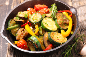 Gemüse richtig grillieren: Ratatouille