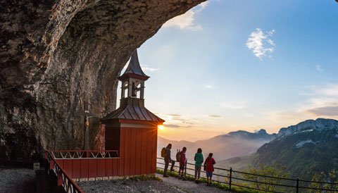 Wandern Appenzell: Wildkirchli