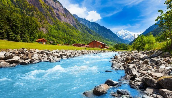 Nur 5 Prozent der Gewässer in der Schweiz gelten als naturnah
