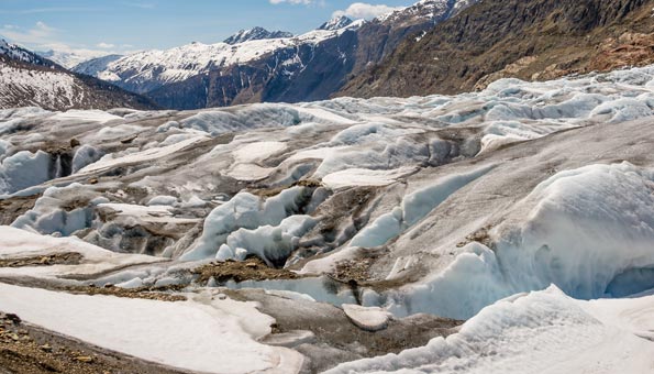 Gletscher-Initiative fordert netto null Treibhausgase bis 2050
