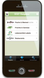 Die WWF iPhone App liefert Informationen zur Lebensmittel-Labels.