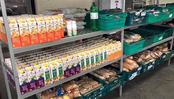 Englischer Supermarkt verkauft Lebensmittel, die andere wegwerfen