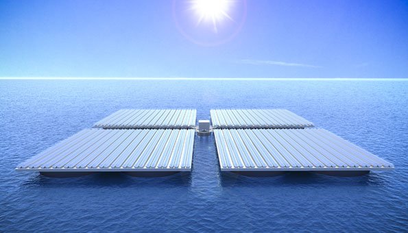 Schwimmende Solaranlagen sollen bald die Meere bevölkern