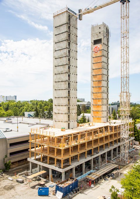 Kanadische Uni baut weltweit höchsten Wolkenkratzer aus Holz 