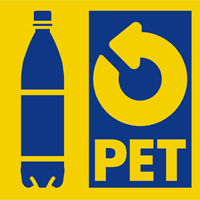 PET-Recycling in der Schweiz: Symbol PET-Flaschen