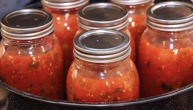 Tomatensauce einkochen
