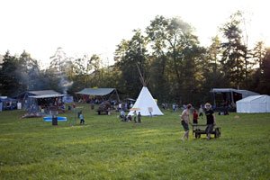Ein naturnahes Festival: Spitzen Openair.
